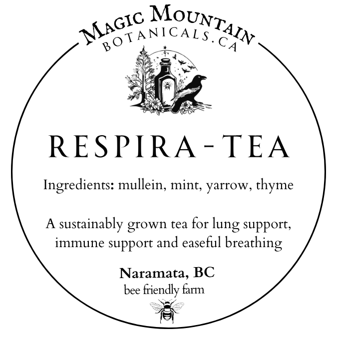 Magic Mountain Botanicals Respira-Tea label